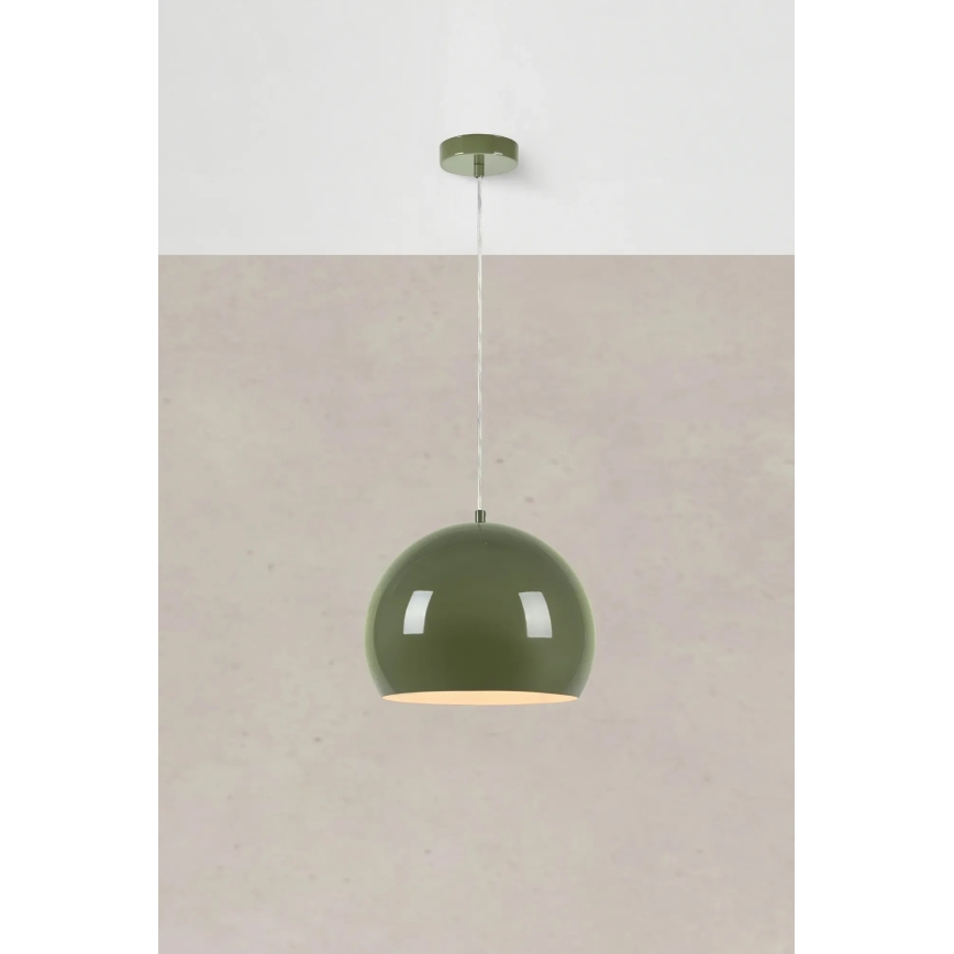 Markslöjd 108988 - Závesný luster POP na lanku 1xE27/40W/230V priemer 28 cm zelený