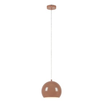Markslöjd 108990 - Závesné svietidlo na lanku POP 1xGU10/7W/230V priemer 20 cm hnedé