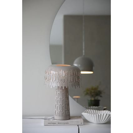 Markslöjd 109005 - Stolná lampa VERBERA 1xE14/40W/230V sivá