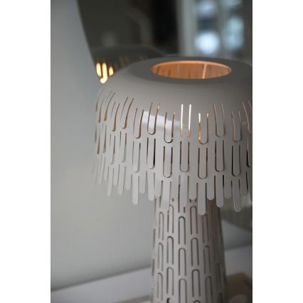 Markslöjd 109005 - Stolná lampa VERBERA 1xE14/40W/230V sivá