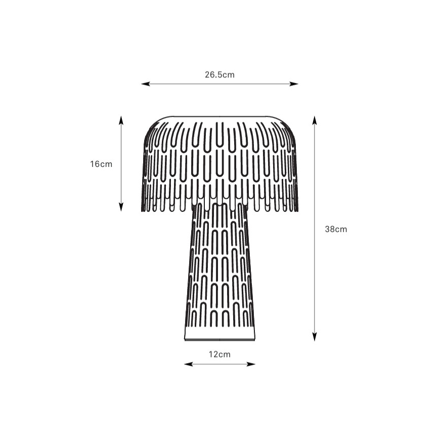 Markslöjd 109006 - Stolová lampa VERBERA 1xE14/40W/230V biela