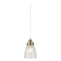 Markslöjd 109010 - Luster s lankom BELLIS 1xE14/40W/230V mosadz