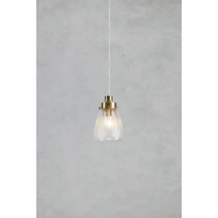 Markslöjd 109010 - Luster s lankom BELLIS 1xE14/40W/230V mosadz