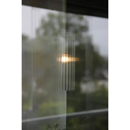 Markslöjd 109013 - Závesný luster TIBIA 1xE14/40W/230V číre/mosadz