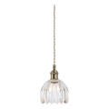 Markslöjd 109136 - Závesné svietidlo na lanku GOTA 1xE14/40W/230V pr. 13 cm mosadz/číre