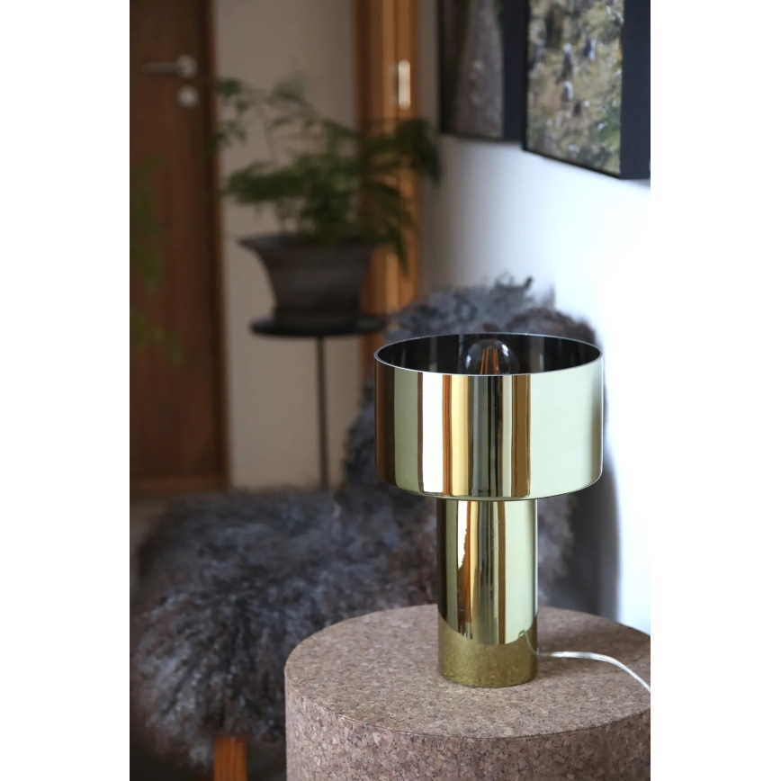 Markslöjd 109145 - stolová lampa CORIN 1xE27/60W/230V zlatá