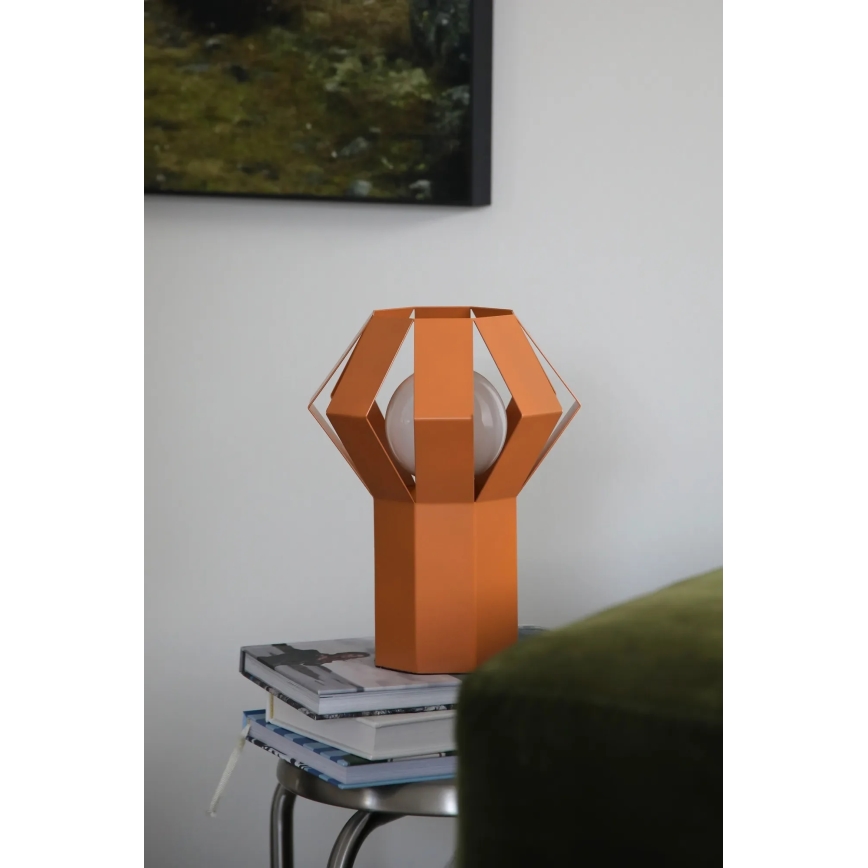 Markslöjd 109149 - Stolná lampa OCTA 1xE27/60W/230V oranžová