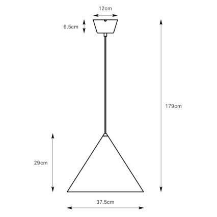 Markslöjd 109162 - Závesný luster na lanku TIP 1xE27/60W/230V sivý