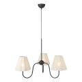 Markslöjd 109172 - Luster na lanku VEYA 3xE14/40W/230V priemer 90 cm ľan/čierna