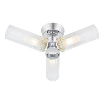 Markslöjd 109237 - Kúpeľňový prisadený luster RIMINI 3xG9/20W/230V IP44 lesklý chróm