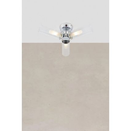 Markslöjd 109237 - Kúpeľňový prisadený luster RIMINI 3xG9/20W/230V IP44 lesklý chróm