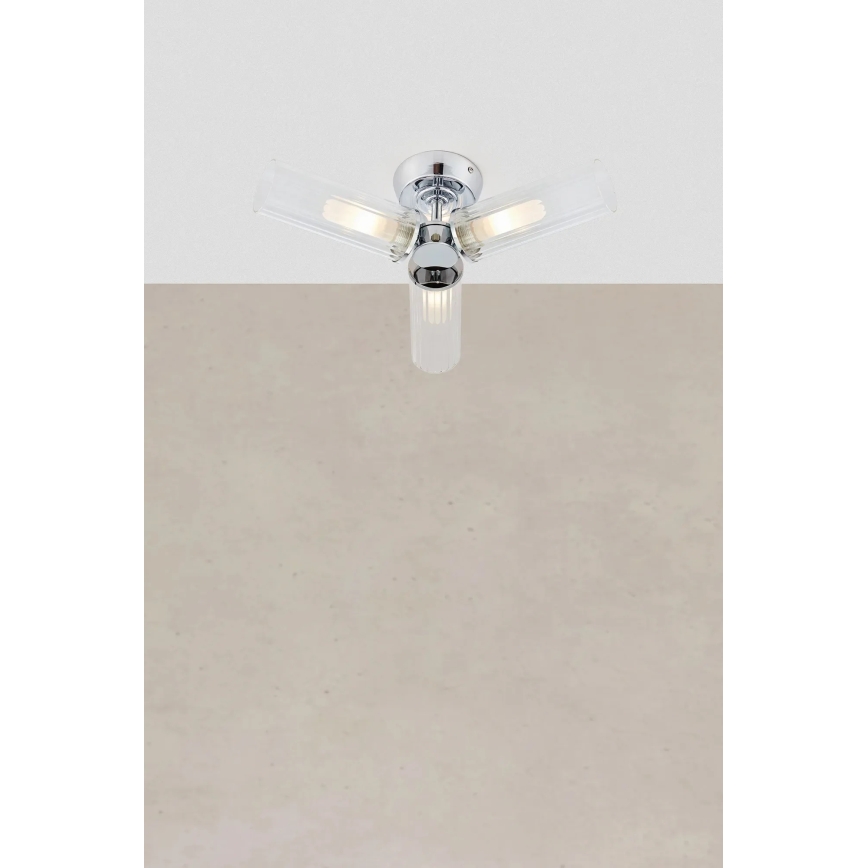 Markslöjd 109237 - Kúpeľňový prisadený luster RIMINI 3xG9/20W/230V IP44 lesklý chróm