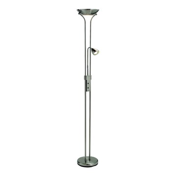Markslöjd 111241 - Stmievateľná stojacia lampa DETROIT 1xR7s/230W/230V + 1xGU10/35W lesklý chróm