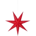 Markslöjd 700120 - Vianočná dekorácia ARATORP 1xE14/25W/230V pr. 75 cm červená