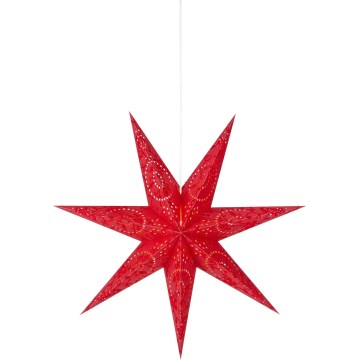 Markslöjd 700120 - Vianočná dekorácia ARATORP 1xE14/25W/230V pr. 75 cm červená