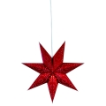 Markslöjd 700122 - Vianočná dekorácia SATURNUS 1xE14/25W/230V pr. 45 cm červená