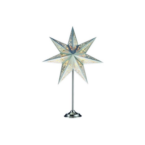 Markslöjd 700561 - Vianočná dekorácia VALLBY E14/25W/230V stolná hviezda 66 cm