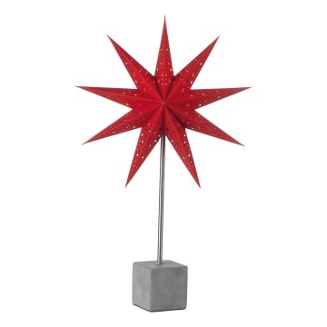 Markslöjd 702223 - Vianočná dekorácia HARD 1xE14/25W/230V červená