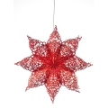 Markslöjd 702561 - Vianočná dekorácia HALL 1xE14/25W/230V červená 70 cm