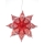 Markslöjd 702561 - Vianočná dekorácia HALL 1xE14/25W/230V červená 70 cm