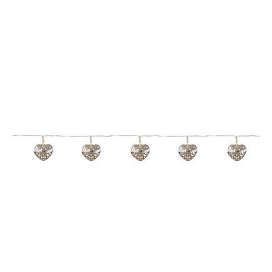 Markslöjd 703174 - LED Vianočná reťaz MILLA 10xLED/3xAA 2,1m teplá biela