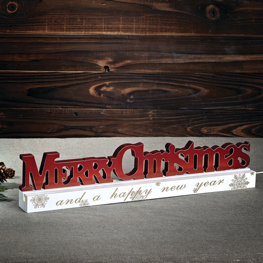 Markslöjd 703201 - Vianočná dekorácia SONAT LED/1,92W/12V nápis