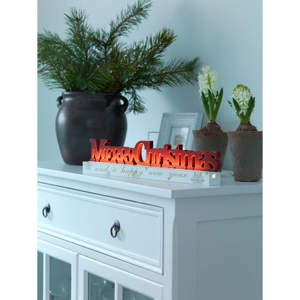 Markslöjd 703201 - Vianočná dekorácia SONAT LED/1,92W/12V nápis