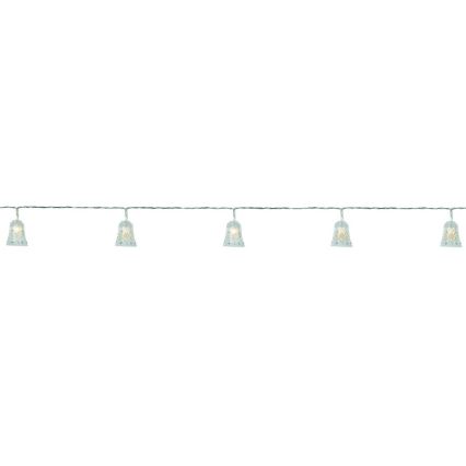 Markslöjd 703237 - LED Vianočná reťaz BELL 10xLED 2,1m