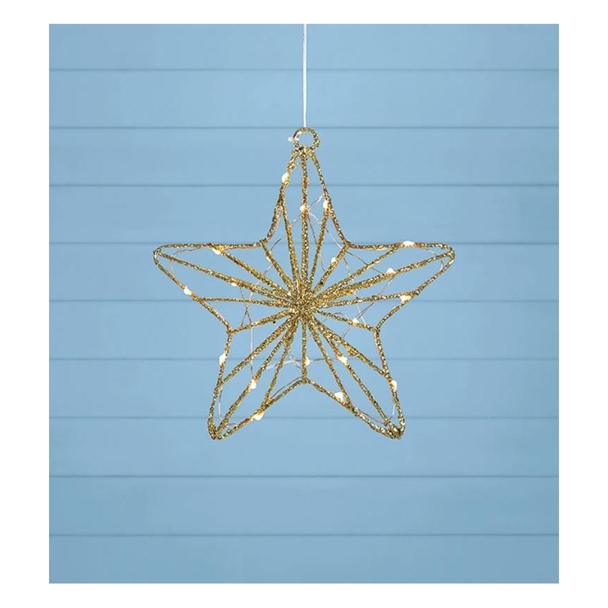 Markslöjd 703903 - LED Vianočná dekorácia ELISE LED/0,6W/230V zlatá