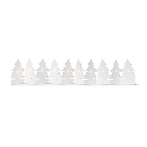 Markslöjd 704204 - LED Vianočná dekorácia NYGÅRDEN 10xLED/0,6W/3xAA stromčeky