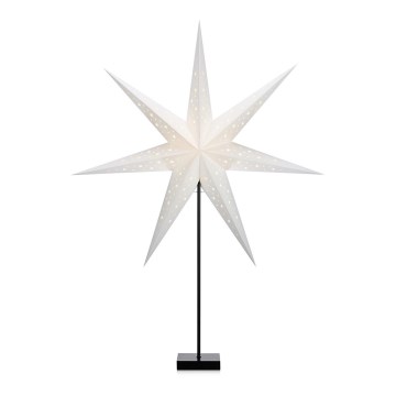 Markslöjd 704511 - Vianočná dekorácia SOLVALAA 1xE14/25W/230V biela/drevo