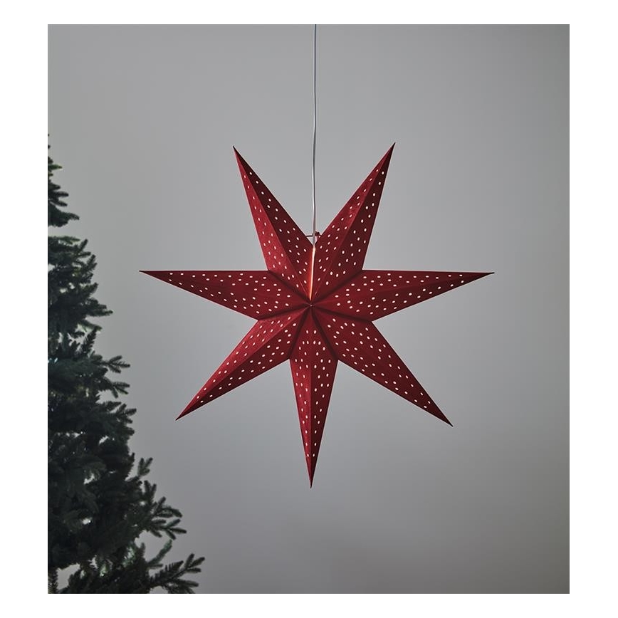 Markslöjd 704902 - Vianočná dekorácia CLARA 1xE14/6W/230V 75 cm červená