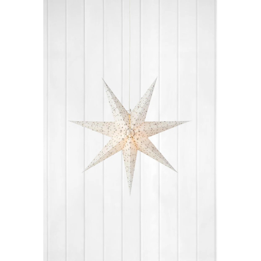 Markslöjd 704910 - Vianočná dekorácia OLIVIA 1xE14/6W/230V 75 cm biela
