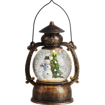 Markslöjd 705053 - LED Vianočná dekorácia LOTHAR LED/0,15W/3xAA lucerna bronzová