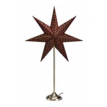 Markslöjd 705313 - Vianočná dekorácia BAROQUE 1xE14/25W/230V 65 cm vínová