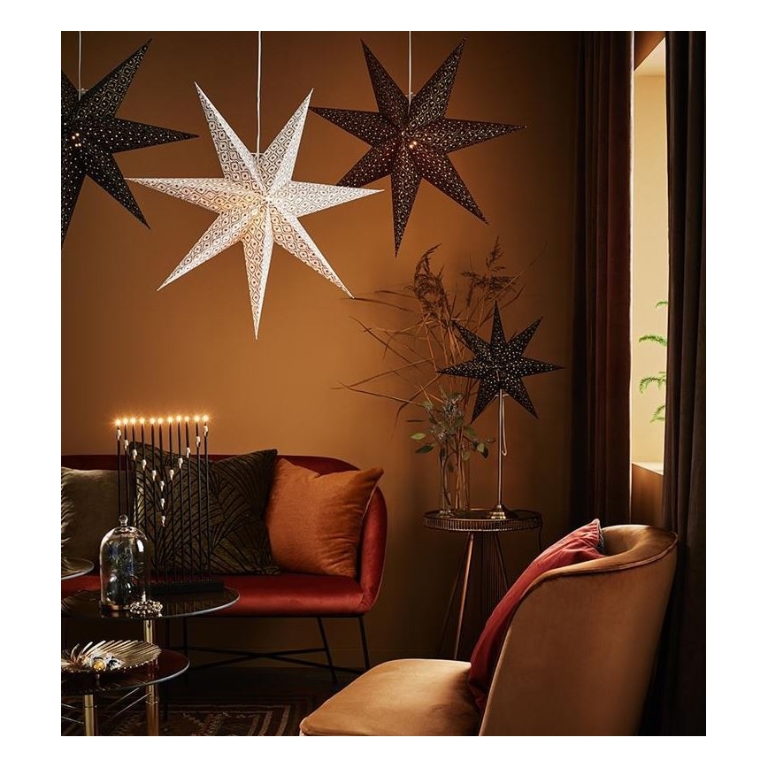 Markslöjd 705320 - Vianočná dekorácia BAROQUE 1xE14/25W/230V 75 cm