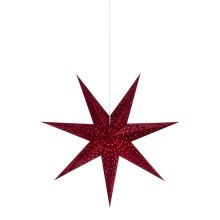 Markslöjd 705486 - Vianočná dekorácia VELOURS 1xE14/6W/230V 75 cm červená