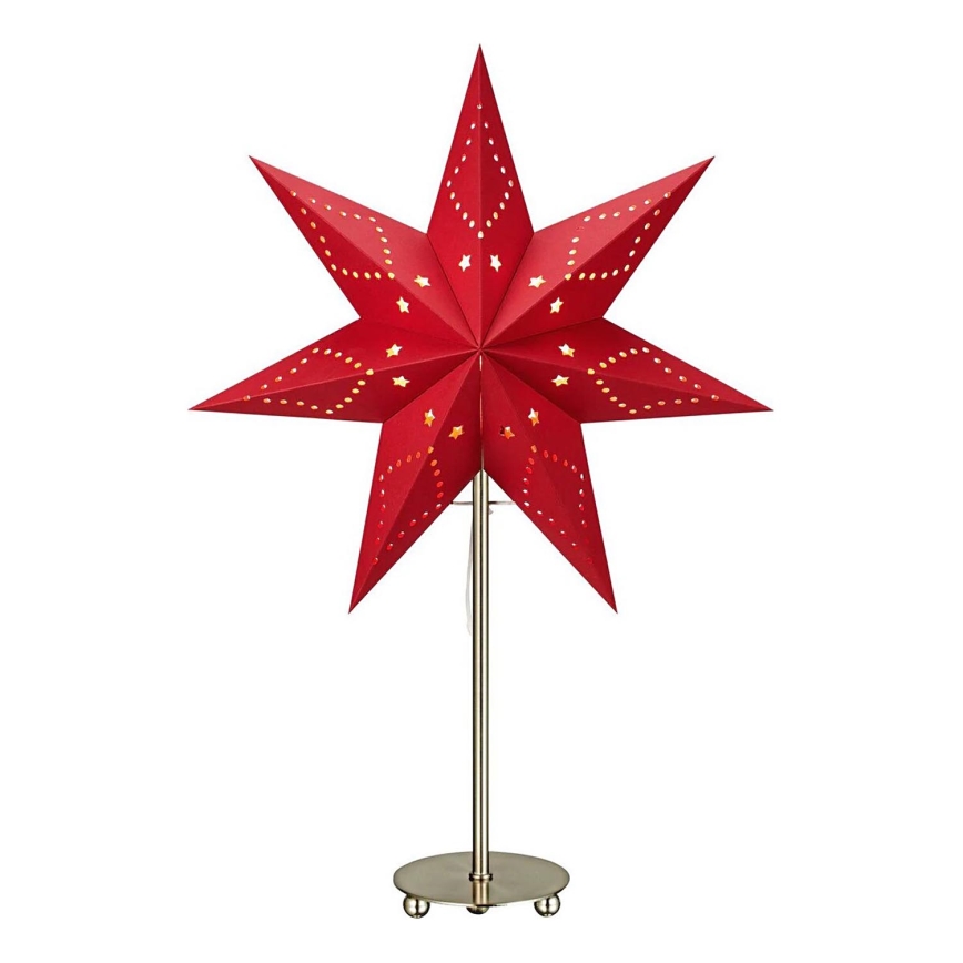 Markslöjd 705544 - Vianočná dekorácia SATURNUS 1xE14/25W/230V 35 cm červená
