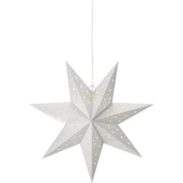 Markslöjd 705612 - LED Vianočná dekorácia BLANK LED/0,2W/3xAA pr. 45 cm strieborná