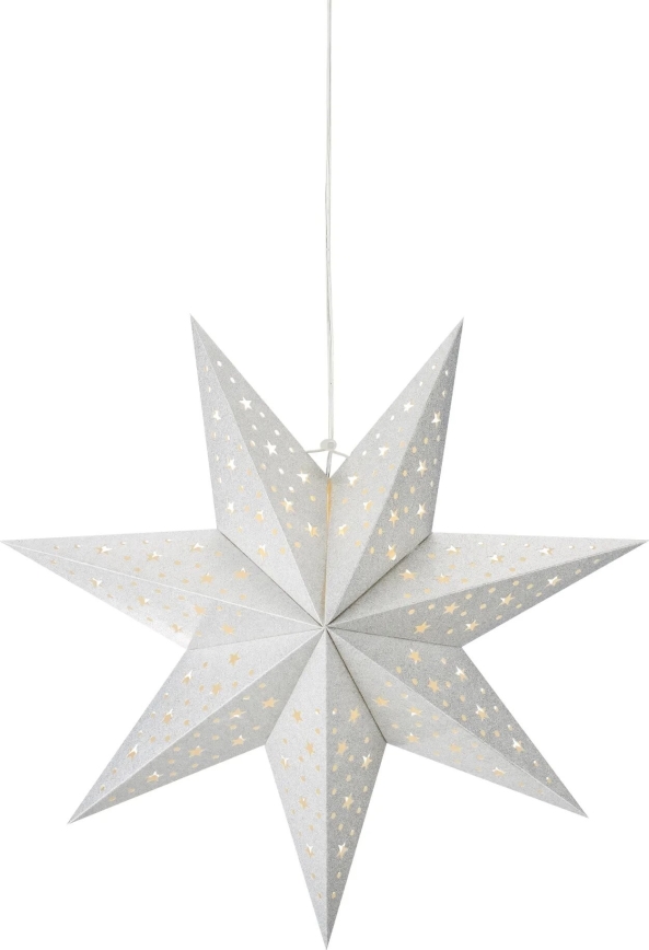Markslöjd 705612 - LED Vianočná dekorácia BLANK LED/0,2W/3xAA pr. 45 cm strieborná