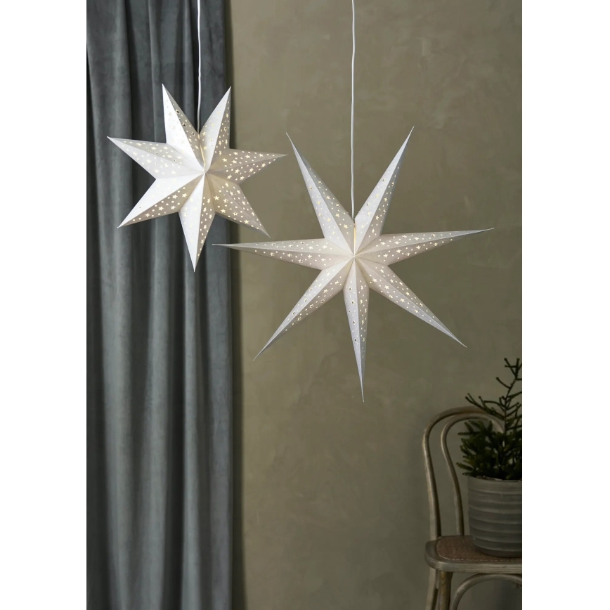 Markslöjd 705612 - LED Vianočná dekorácia BLANK LED/0,2W/3xAA pr. 45 cm strieborná