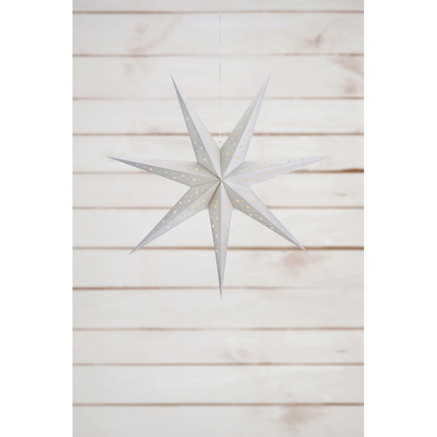 Markslöjd 705613 - LED Vianočná dekorácia BLANK LED/0,4W/3xAA 75 cm strieborná