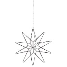 Markslöjd 705749 - LED Vianočná dekorácia GLEAM LED/0,6W/3xAA čierna