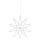 Markslöjd 705750 - LED Vianočná dekorácia GLEAM LED/0,6W/3xAA strieborná