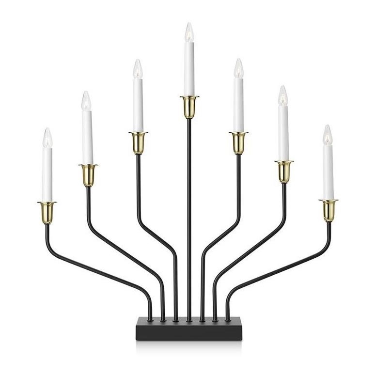 Markslöjd 705758 - Vianočný svietnik BROSA XL 7xE10/3W/230V