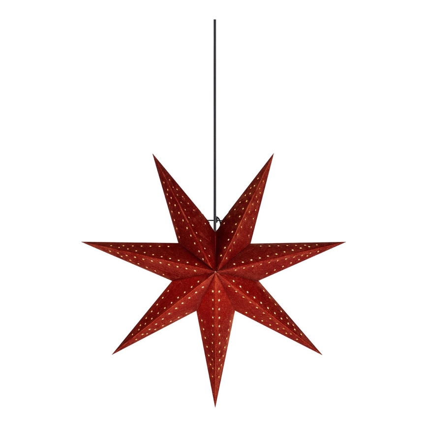 Markslöjd 705807 - Vianočná dekorácia EMBLA 1xE14/6W/230V pr. 45 cm červená