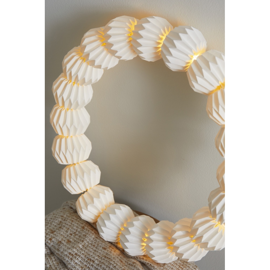 Markslöjd 705814 - LED Vianočná dekorácia TUBBY LED/0,6W/3xAA biela