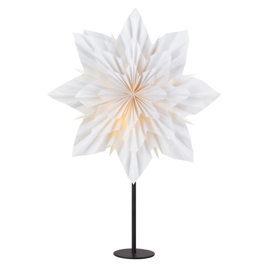 Markslöjd 705838 - Vianočná dekorácia NEELA 1xE14/25W/230V 43 cm biela/čierna