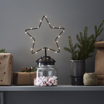 Markslöjd 705854 - LED Vianočná dekorácia SWEETIE LED/0,45W/3xAA hviezda