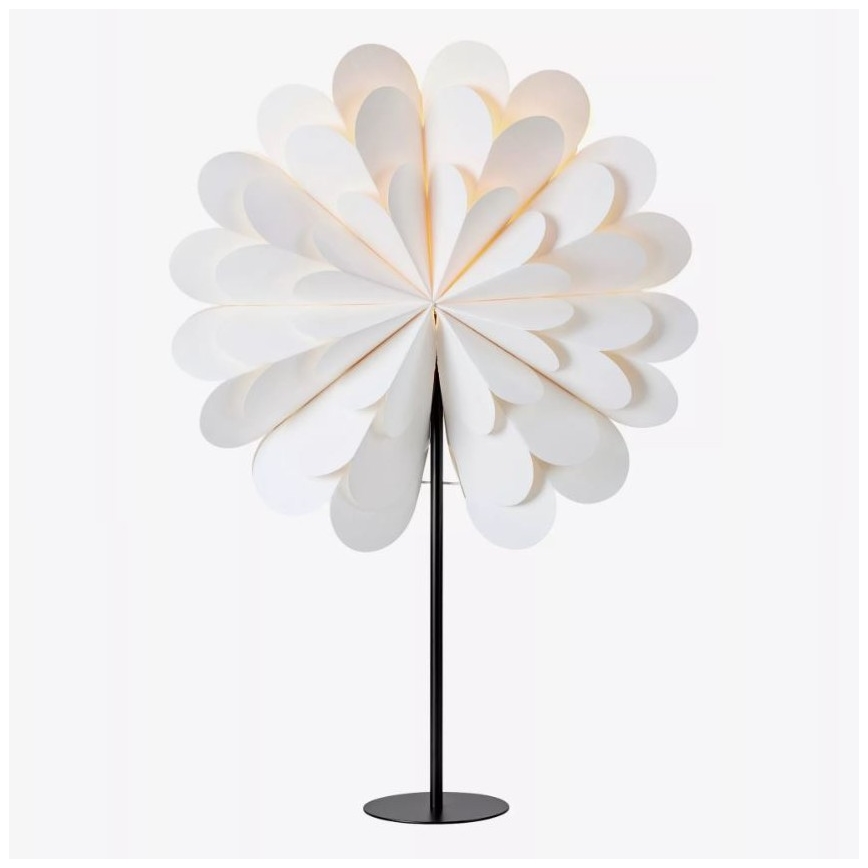 Markslöjd 705946 - Vianočná dekorácia MARAVILLA 1xE14/25W/230V 68 cm biela/čierna